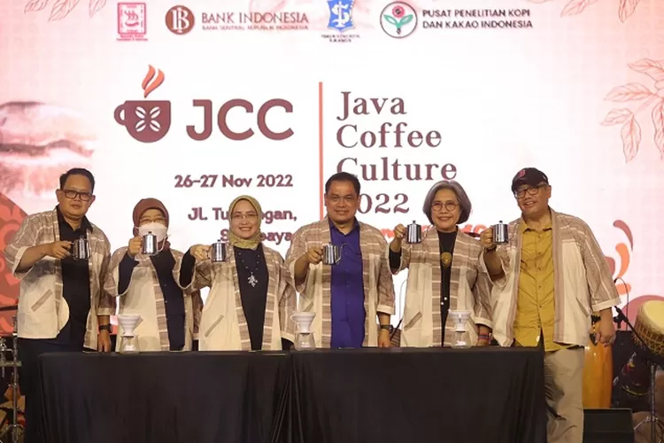  Java Coffee Culture 2022 yang digelar Bank Indonesia di Jalan Tunjungan Surabaya