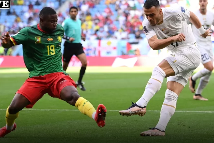 Kamerun tahan imbang Serbia 3-3.