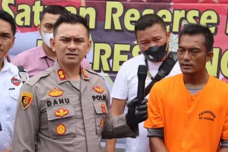Pelaku penikaman di Langkat, Sumut, berinisial IMH ditangkap. Polisi ungkap motifnya (Suarasumut.id/ist)