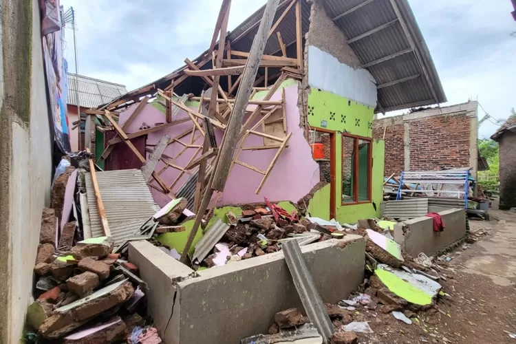 Salah satu lokasi bencana gempa bumi di Cianjur  (Dok. IA ITB)