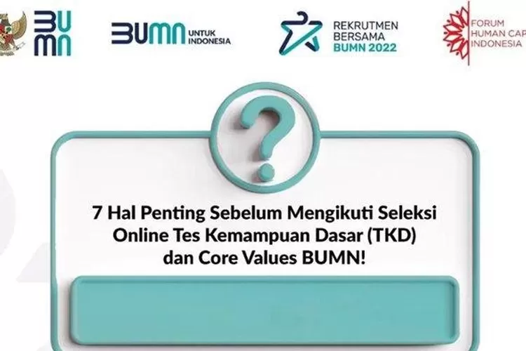 Inilah Link Download Soal TKD Dan Core Values Rekrutmen Bersama BUMN ...