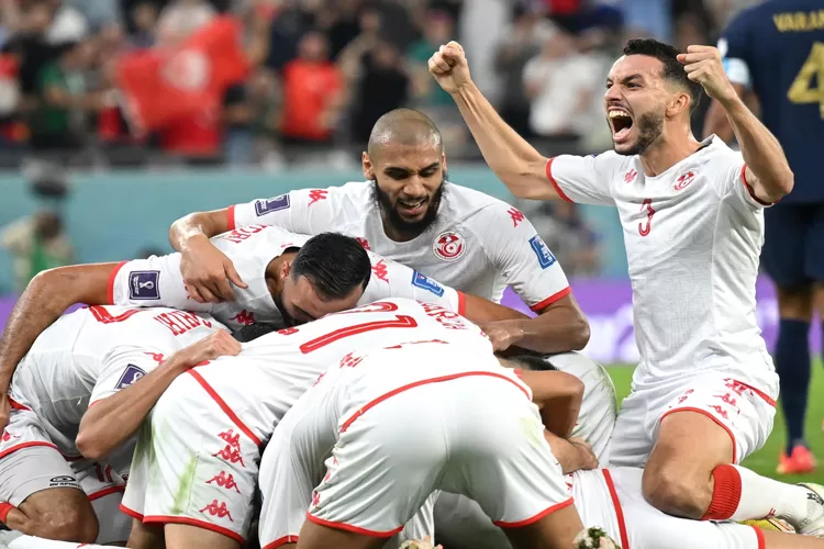 Tunisia Menang Namun Belum Lolos Babak Selanjutnya. Skor 1-0 Atas Prancis (Twitter @FIFAWorldCup)