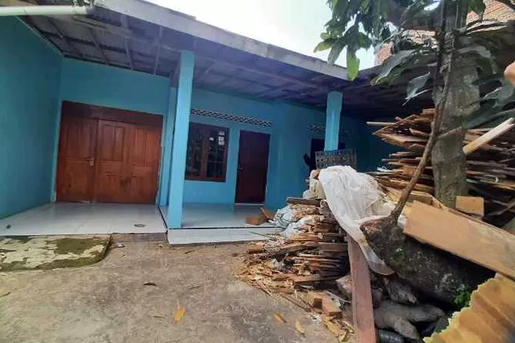 Rumah salah satu terduga teroris di Sukoharjo (Endang Kusumastuti)