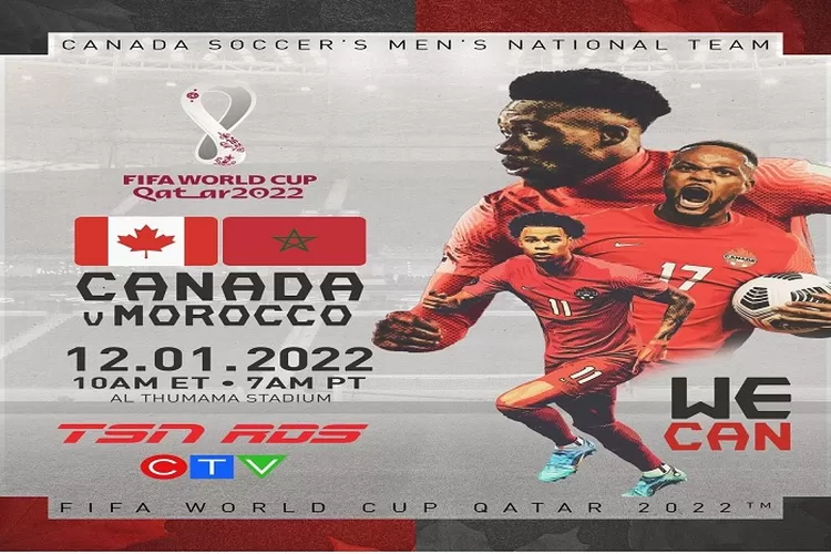 Link Nonton Live Streaming Kanada Vs Maroko di Piala Dunia 2022, 1 Desember 2022 Babak Penyisihan Group F Jangan Kelewatan (www.instagram.com/@canadasoccer)