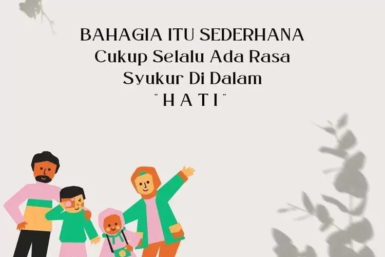 ilustrasi bahagia