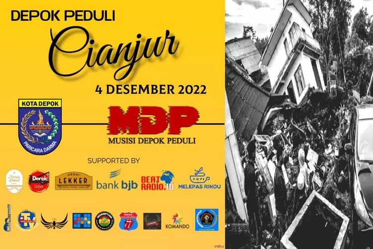 Peduli Gempa Cianjur, PWI Depok Bersama Musisi Gelar Pertunjukan Musik