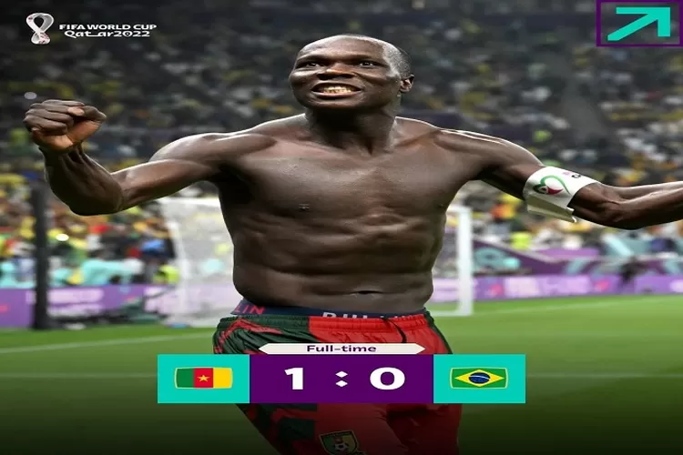 Kamerun Kalahkan Brasil 1-0 di Piala Dunia 2022 Namun Gagal Lolos ke Babak 16 Besar, Simak Infonya Tanggal 3 Desember 2022 (www.instagram.com/@fifaworldcup)