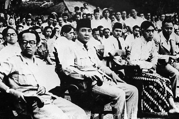 Ilustrasi trah Soekarno berada di Yogyakarta setelah dikawal pasukan cikal bakal paspampres  (Opac.perpusnas.go.id)