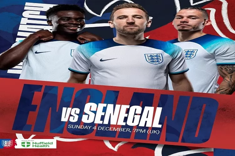 Head to Head Inggris Vs Senegal di 16 Besar Piala Dunia 2022, 5 Desember 2022 Rekor Pertemuan dan Rangking Dunia (www.instagram.com/@england)