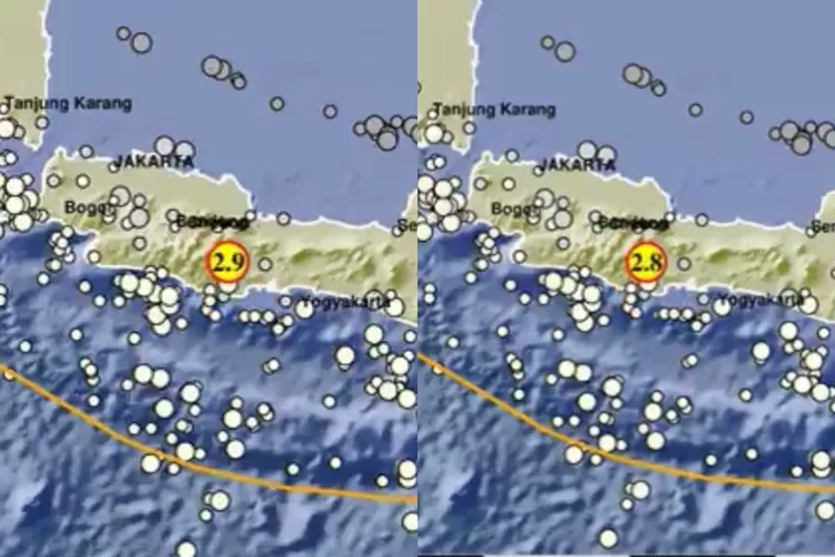  Tasiklamaya Gempa, Tiga Kali Guncang dalam Enam Jam Minggu 4 Desember 2022, Kamu Terasa Nggak (Twitter @infoBMKG)