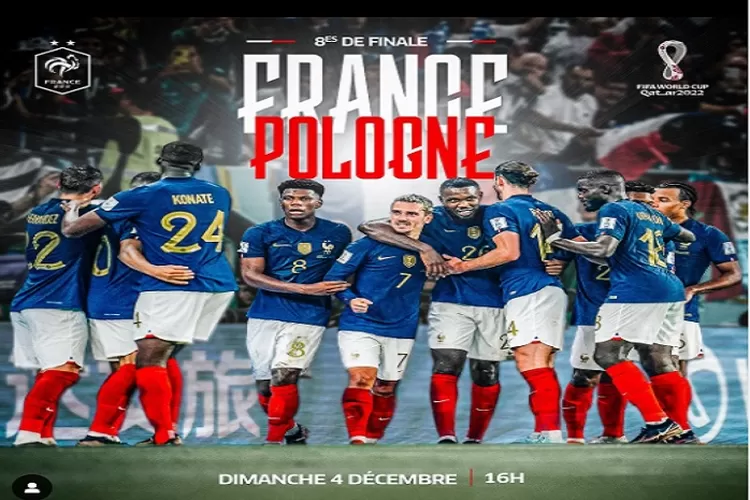 4 Fakta Menarik Prancis Vs Polandia Sebelum Pertandingan 16 Besar di Piala Dunia 2022 Menarik Untuk Diketahui Tanggal 4 Desember 2022 ( www.instagram.com/@equipedefrance)