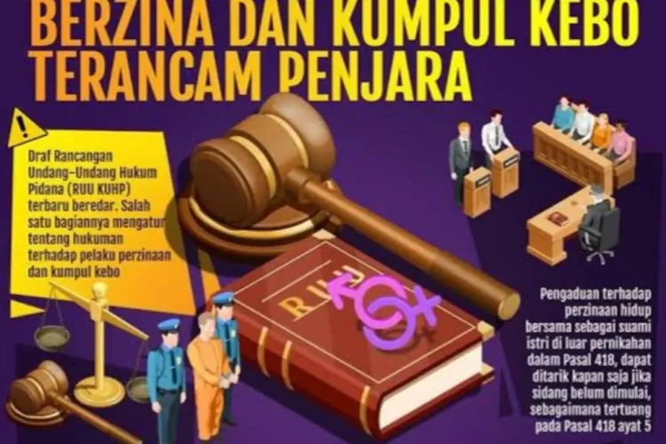 Akan Disahkan RKUHP Jadi UU  Penjarakan Zina Kumpul Kebo  (Istimewa)