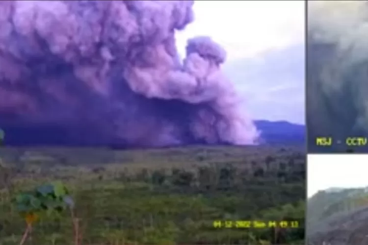 Erupsi Gunung Semeru. Masyarakat Diingatkan  Waspada karena Saat ini  Bencana Alam  sedang  Menerpa Sebagian Wilayah Indonesia (Istimewa)