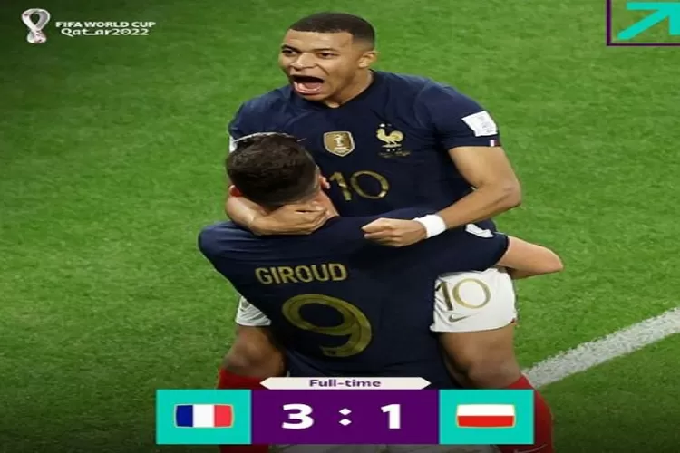Prancis Berhasil Lolos ke Babak Perempat Final Piala Dunia 2022 Usai Kalahkan Polandia dengan Skor 3-1, SImak Infonya (www.instagram.com/@fifaworldcup)