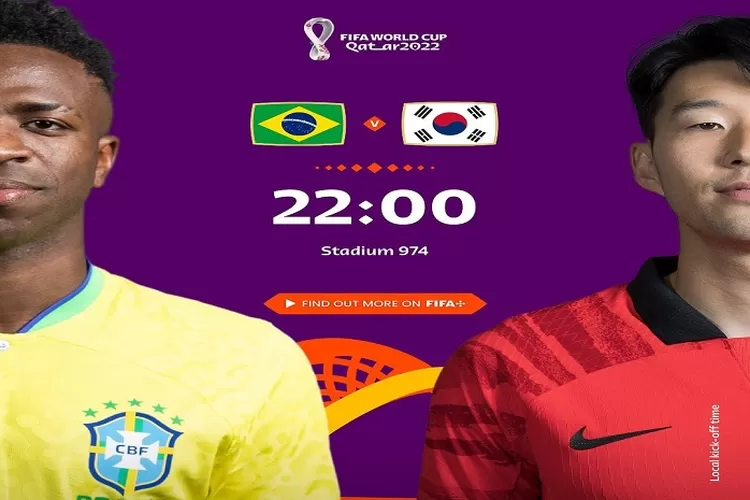 Head to Head Brasil Vs Korea Selatan di 16 Besar Piala Dunia 2022, 6 Desember 2022 Rekor Pertemuan 7 Kali Seru Untuk Ditonton (www.instagram.com/@fifaworldcup)