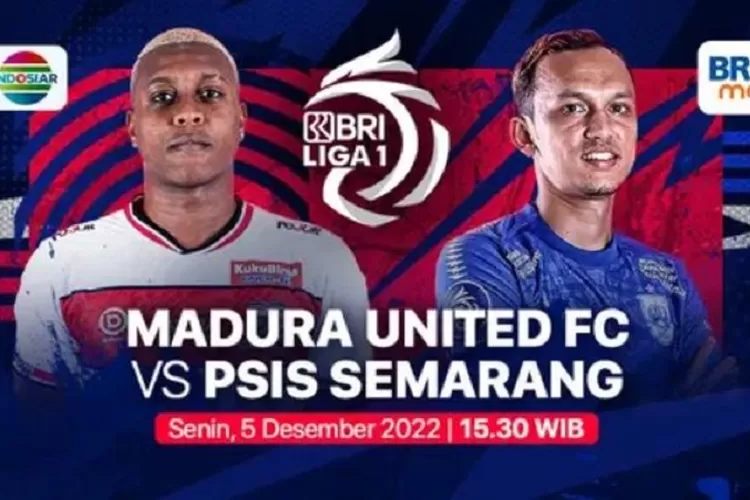 Link Live Streaming Madura United vs PSIS Semarang: Kesempatan Laskar Sape Kerrab Puncaki BRI Liga 1 (Vidio.com)