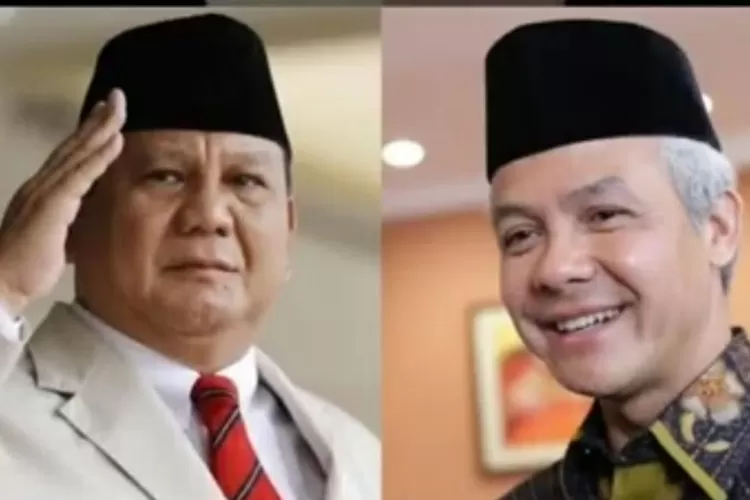 Prabowo Subianto dan Ganjar Pranowo 
