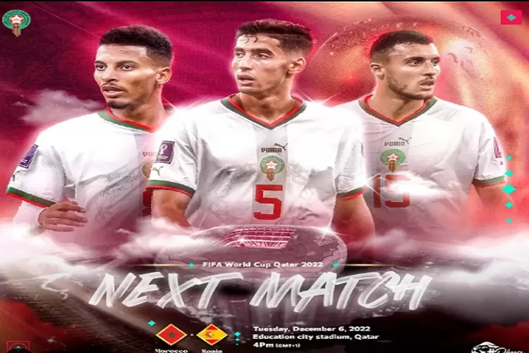 Prediksi Pertandingan Maroko vs Spanyol di 16 Besar Piala Dunia 2022 Tanggal 6 Desember 2022 Line Up dan Skor Pertandingan yang Semakin Seru (www.instagram.com/@equipedumaroc)