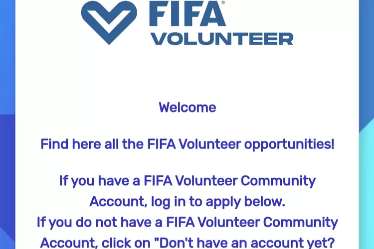 Pembukaan volunteer Piala Dunia U20 Indonesia 2023 (volunteer.fifa.com)