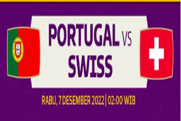 Head to Head Portugal vs Swiss di 16 Besar Piala Dunia 2022, 7 Desember 2022, Rekor Pertemuan 26 kali  Portugal Unggul ( www.instagram.com/@vidiosports)