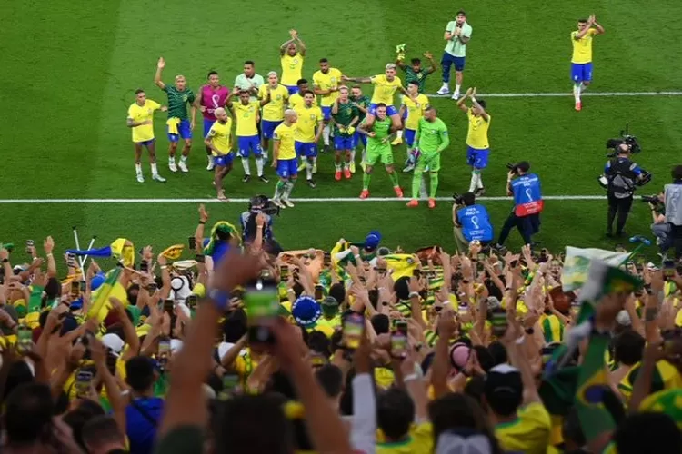 Brasil Menang Telak dari Korea Selatan dengan skor 4-1 dan Lolos ke Babak Perempat Final Piala Dunia 2022 (Twitter @FIFAWorldCup)