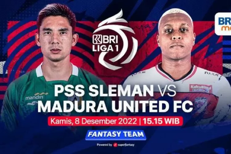 Link Live Streaming PSS vs Madura United Sore Ini di BRI Liga 1 (Tangkapan Layar, Vidio.com)