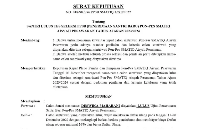 Contoh Surat Pengumuman Dan Cara Membuatnya Metro Aspirasiku