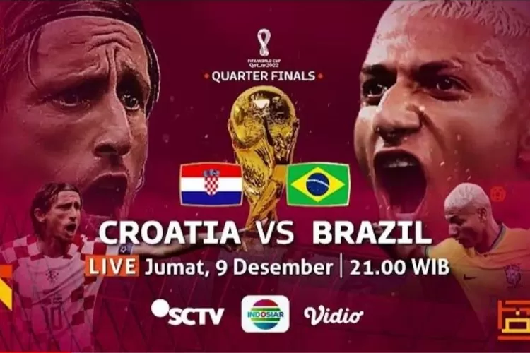 LINK LIVE STREAMING Kroasia Vs Brasil Babak 8 Besar Piala Dunia 2022 ...