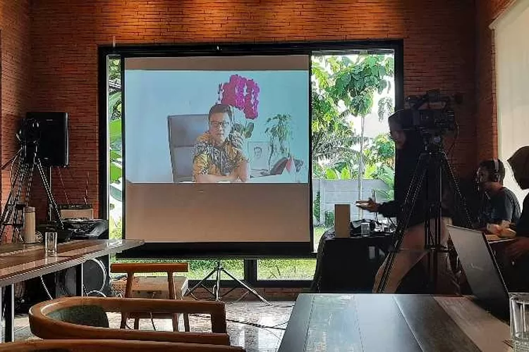 Direktur Hubungan Kelembagaan MIND ID, Dany Amrul Ichdan saat Focus Group Discussion (FGD) bersama media di Solo  (Endang Kusumastuti)