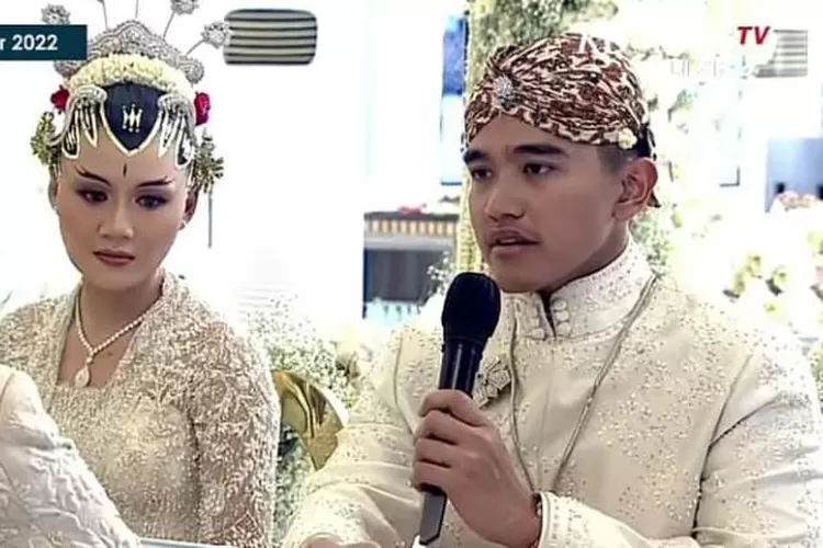 Prosesi akad nikah Kaesang Pangarep dan Erina Gudono 