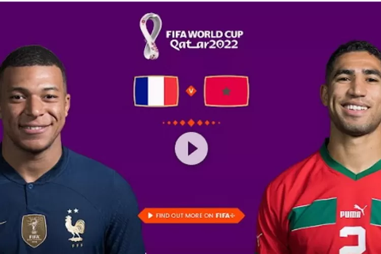 Piala Dunia 2022 Prancis vs Maroko, pertemuan lawan sahabat (FIFA)