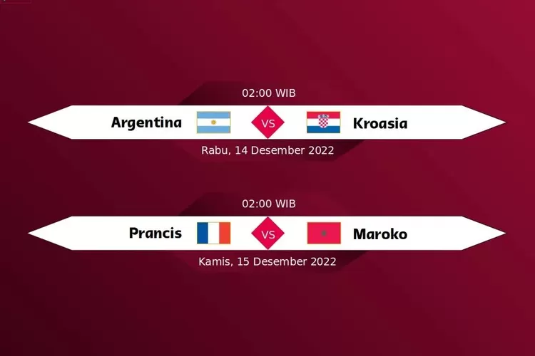 Amazing, Sejarah Tercipta ! Maroko menjadi idola dunia. Berikut jadwal semifinal Piala Dunia 2022 (Instagram @piala_dunia)