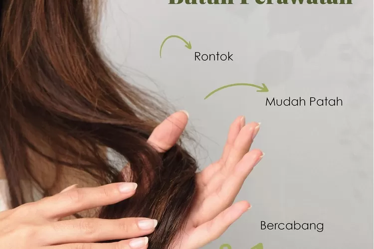 Masalah rambut rontok bisa diatasi dengan mengonsumsi makanan yang mengandung keratin dan protein (Instagram @tavas_id)