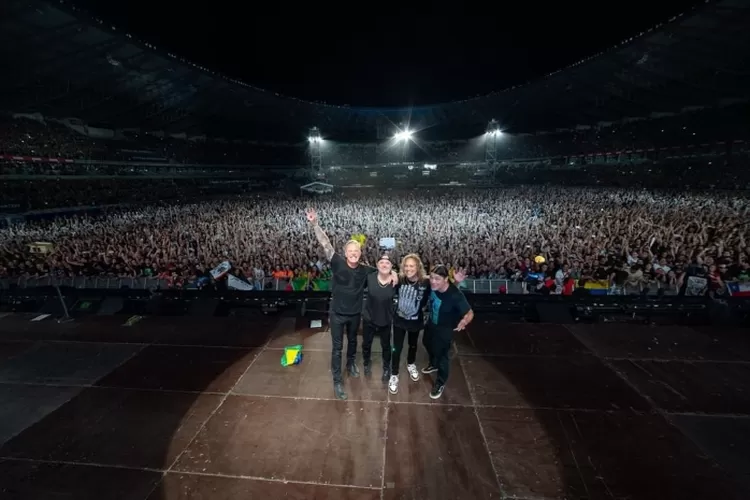 Metallica, salah satu band yang pernah menggelar konser di GBK (Instagram @metallica)