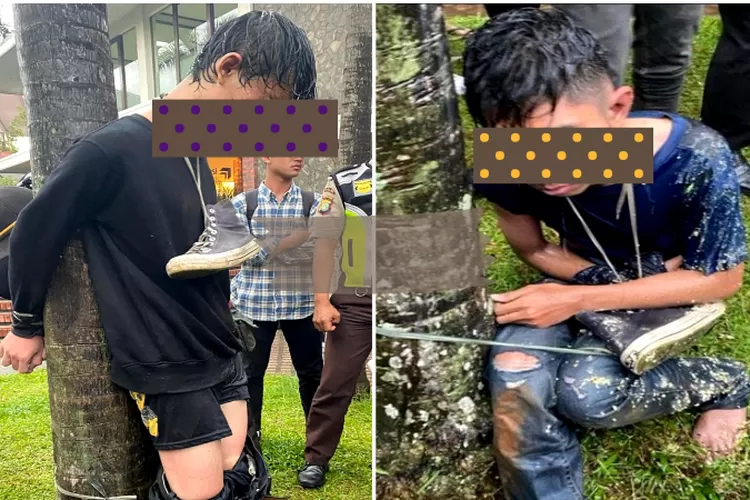 Viral Video Pelaku Pelecehan Seksual Diikat Ditelanjangi Dan Dicekoki Air Kencing Di 