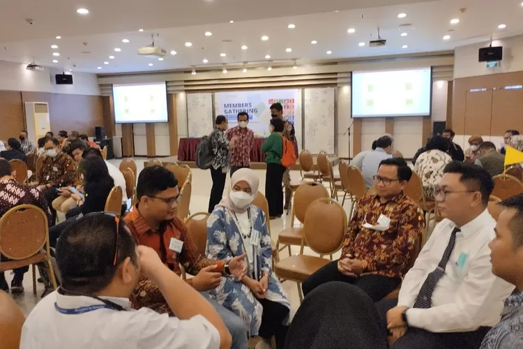 Members Gathering Perhimpunan Filantropi Indonesia, di Jakarta. (Sadono )