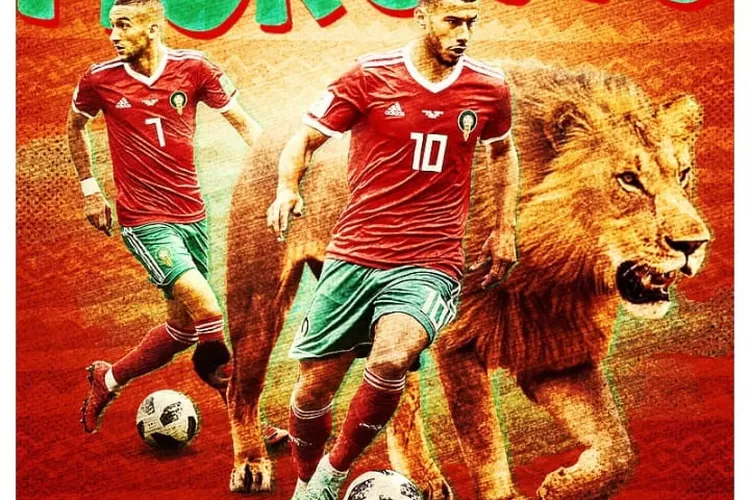 Ilustrasi Maroko Sang Juara dalam gelaran Piala Dunia Qatar 2022