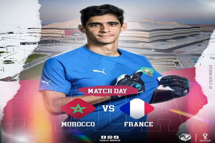 Head to Head Prancis vs Maroko di Semi Final Piala Dunia 2022, 15 Desember 2022 Rekor Pertemuan dan Rangking Dunia Kedua Tim (www.instagram.com/@team_of_morocco)
