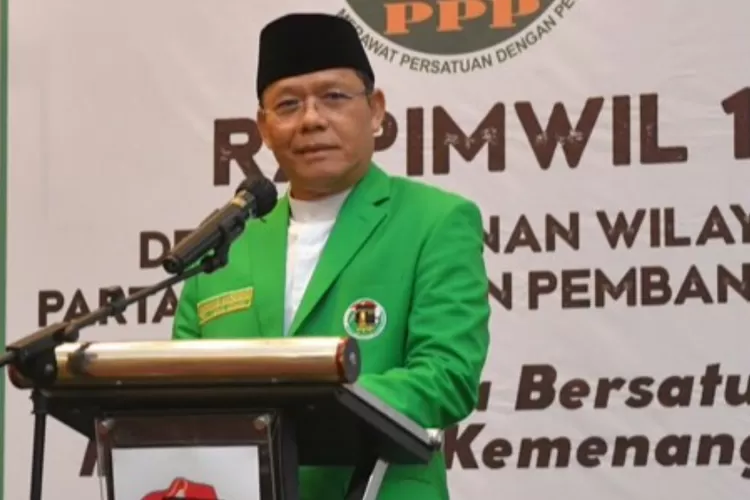 Plt Ketua Umum Partai Persatuan Pembangunan (PPP), Muhamad Mardiono, optimis lolos ambang batas parlemen.