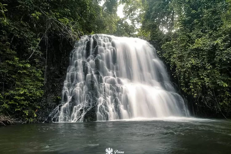 Air Terjun Jantur Dora, salah satu destinasi wisata alam di Kutai Barat (Instagram @pesonaairterjunindonesia)