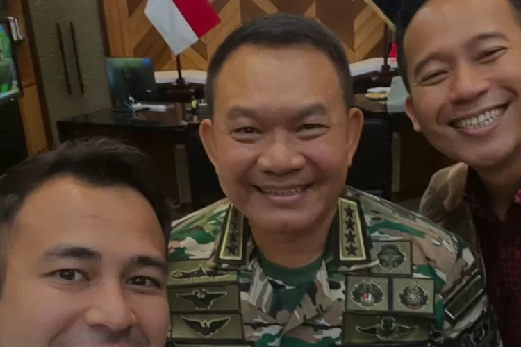 Raffi AHmad dan Denny Cagur diundang KSAD Dudung menjadi tamu di Podcat Kartika