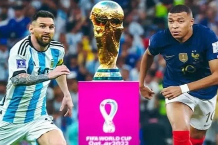 Lionel Messi dan Mbappe bakal bertanding di final Piala Dunia 2022, Argentina vs Prancis (Foto: Instagram/@go.qatar.2022)