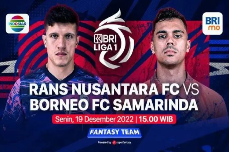 Rans Nusantara FC Vs Borneo FC di Liga 1 (Tangkapan layar, Vidio.com)