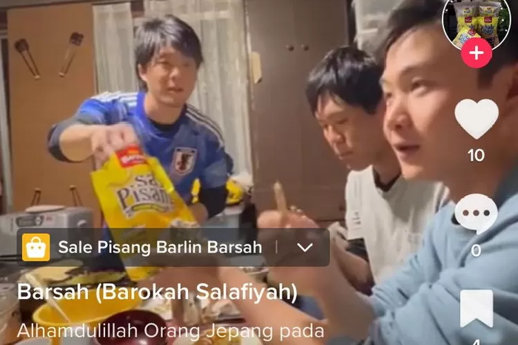 Orang Jepang meminati sale pisang milik UKM binaan PLN