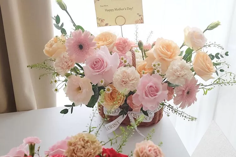 Ucapan Hari Ibu 22 Desember yang bisa dibarengi dengan bouquet bunga (Instagram @florianflorist)