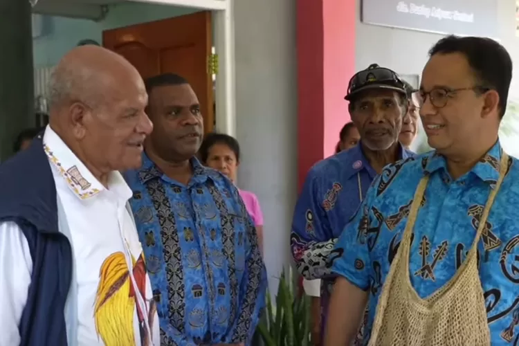 Anies Baswedan Safari Politik ke area konflik Papua setelah Ma'ruf Amin sempat kunjungan kerja (Tangkapan Layar Youtube Anies Baswedan )