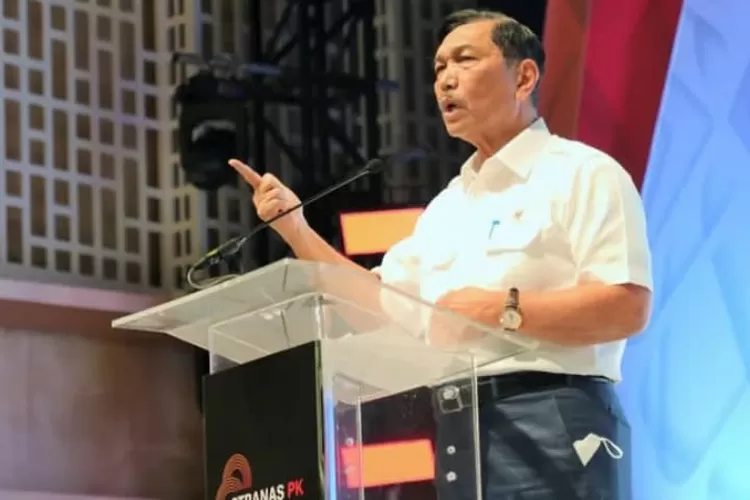 Luhut Binsar Panjaitan dalam sebuah pidato (Instagram @luhut.panjaitan)