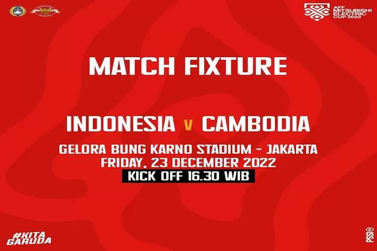 Head to Head Indonesia vs Kamboja di Piala AFF 2022, 23 Desember 2022 Rekor Pertemuan dan Rangking Dunia Siapa yang Unggul (www.instagram.com/@pssi)