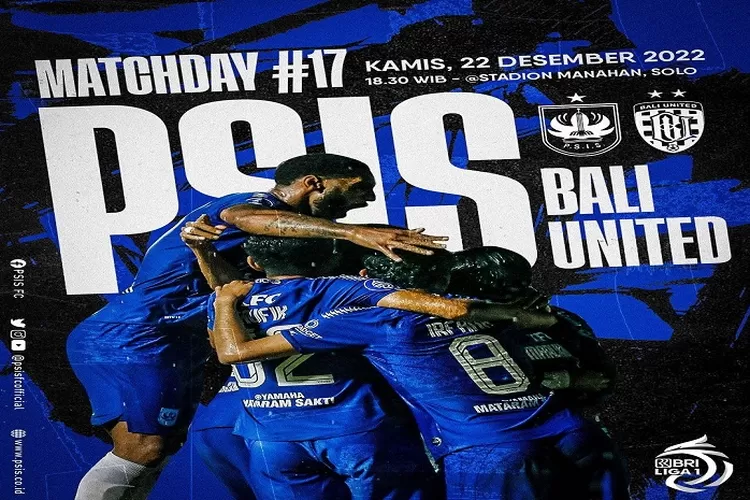 Link Nonton Live Streaming PSIS Semarang vs Bali United FC di BRI Liga 1 2022 2023 Tanggal 22 Desember 2022  Malam Ini (www.instagram.com/@psisfcofficial)