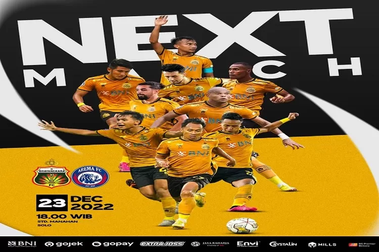 BRI Liga 1 2022 2023 : Head to Head Bhayangkara FC vs Arema FC 23 Desember 2022 Rekor Pertemuan 16 Kali Kedua Tim (www.instagram.com/@bhayangkarafc)